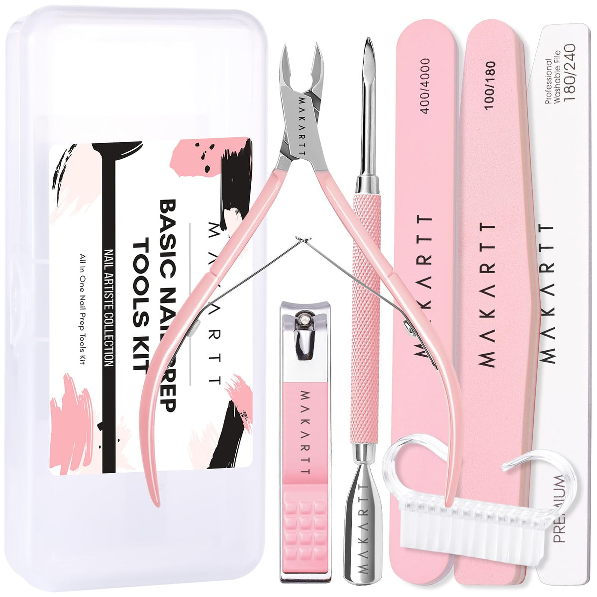 Kit d'outils manucure Makartt avec accessoires pour ongles