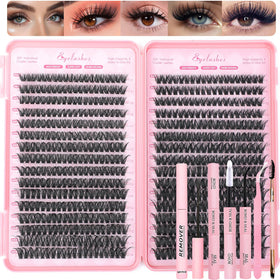 Kit de cils en fleurs OLLAVO avec 640 pièces et accessoires
