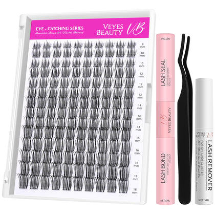 Kit de cils en grappes VEYESBEAUTY Sweetie vue de face
