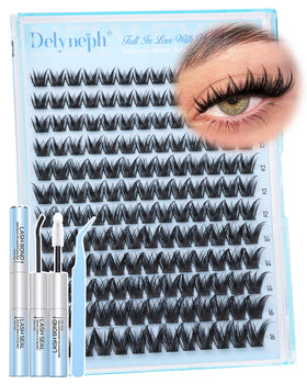 Kit de cils en meches Manga Delyneph, vue de face
