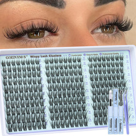 Kit de cils Goddvenus avec pinces et produits d'application