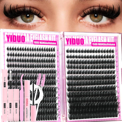 Kit de cils Manga YIDUO 481 pièces avec accessoires