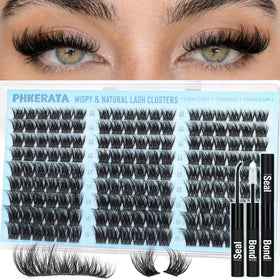 Kit de cils PHKERATA contenant 144 pièces avec emballage