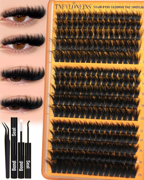 Kit de cils TNFVLONEINS 200D 260D 300D vue de face
