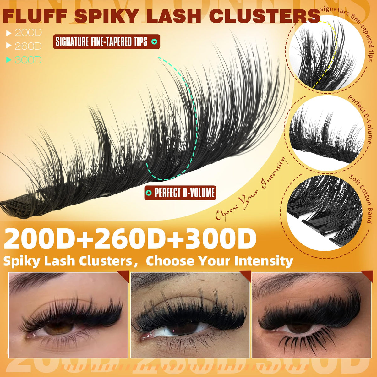 Kit de cils TNFVLONEINS avec accessoires