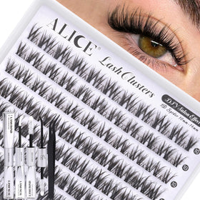 Kit de Cils Wispy ALICE avec 90 clusters de cils Spider