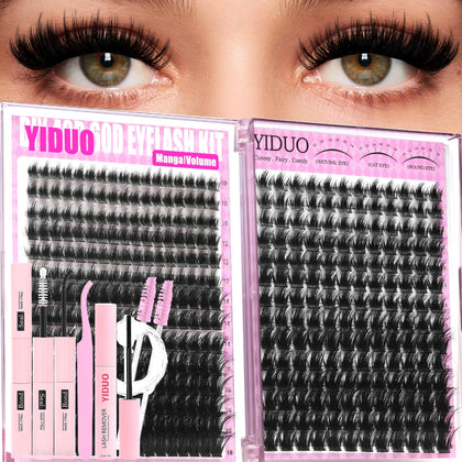 Kit de cils YIDUO 406 pièces avec différents styles de cils