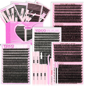 Kit de cils YIDUO avec 1078 pièces et accessoires inclus