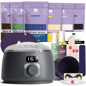 Kit de cire BLITZWAX avec réchauffeur de cire, vue de face