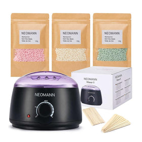Kit de cire NEOMANN II avec pot de cire et perles de cire