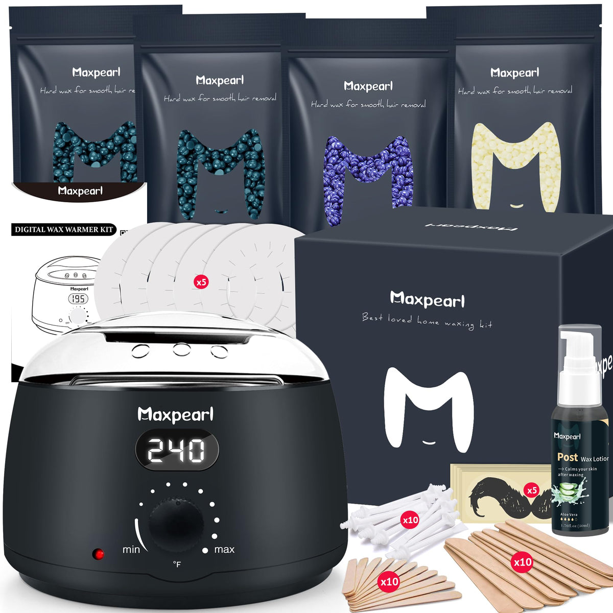 Kit de cire numérique Maxpearl avec machine et accessoires