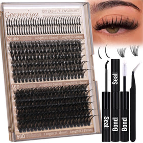 Kit de Clusters de Cils Geeneiya volume et picots 10-18MM