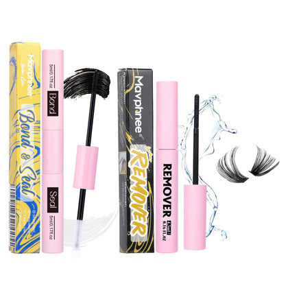 Kit de colle et retrait Mavphnee pour cils, vue de face