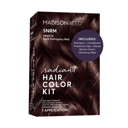 Kit de coloration Madison Reed Trieste 5NRM avec tous les accessoires