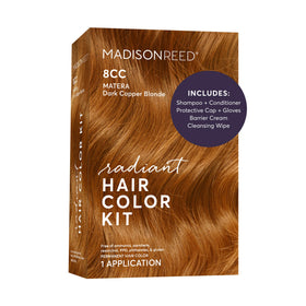 Kit de Couleur de Cheveux Madison Reed 8CC Cuivre Blond Vif vue de face