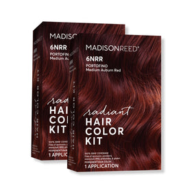 Kit de Couleur Madison Reed 6NRR Rouge Auburn Moyen vue de face