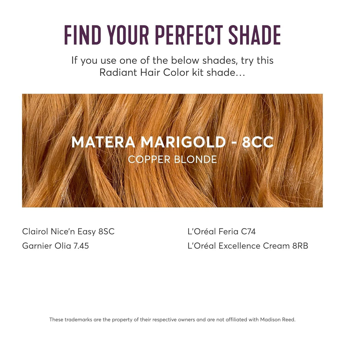 Kit de Couleur Madison Reed avec ingrédients naturels