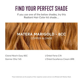 Kit de Couleur Madison Reed avec ingrédients naturels