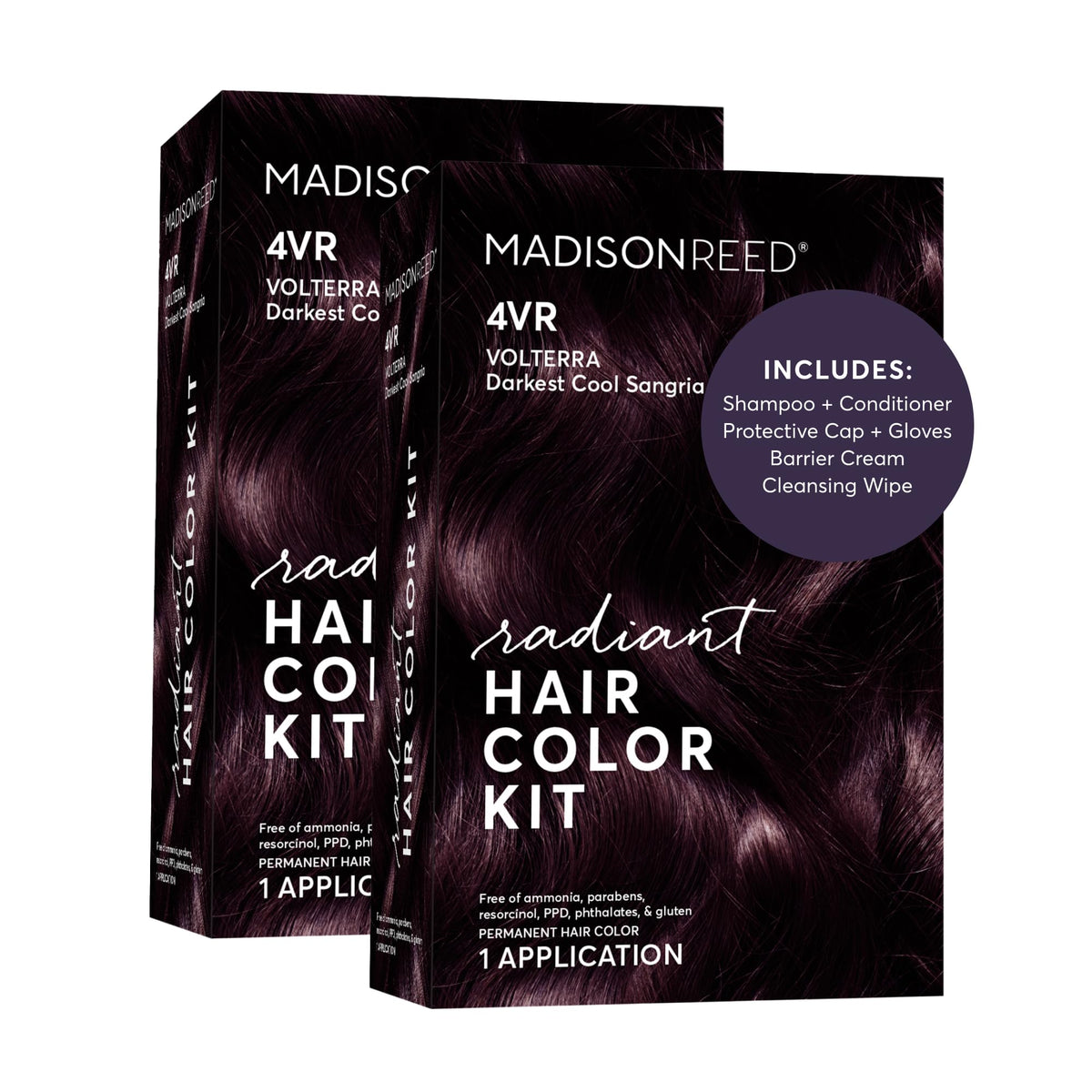 Kit de Couleur Radiant Madison Reed 4VR Sangria Froid vue de face