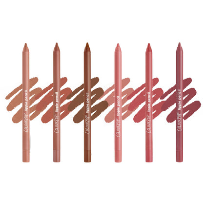 Kit de crayons à lèvres ColourPop avec 6 teintes nudes