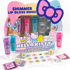 Kit de fabrication de brillants à lèvres Hello Kitty avec bagues et accessoires