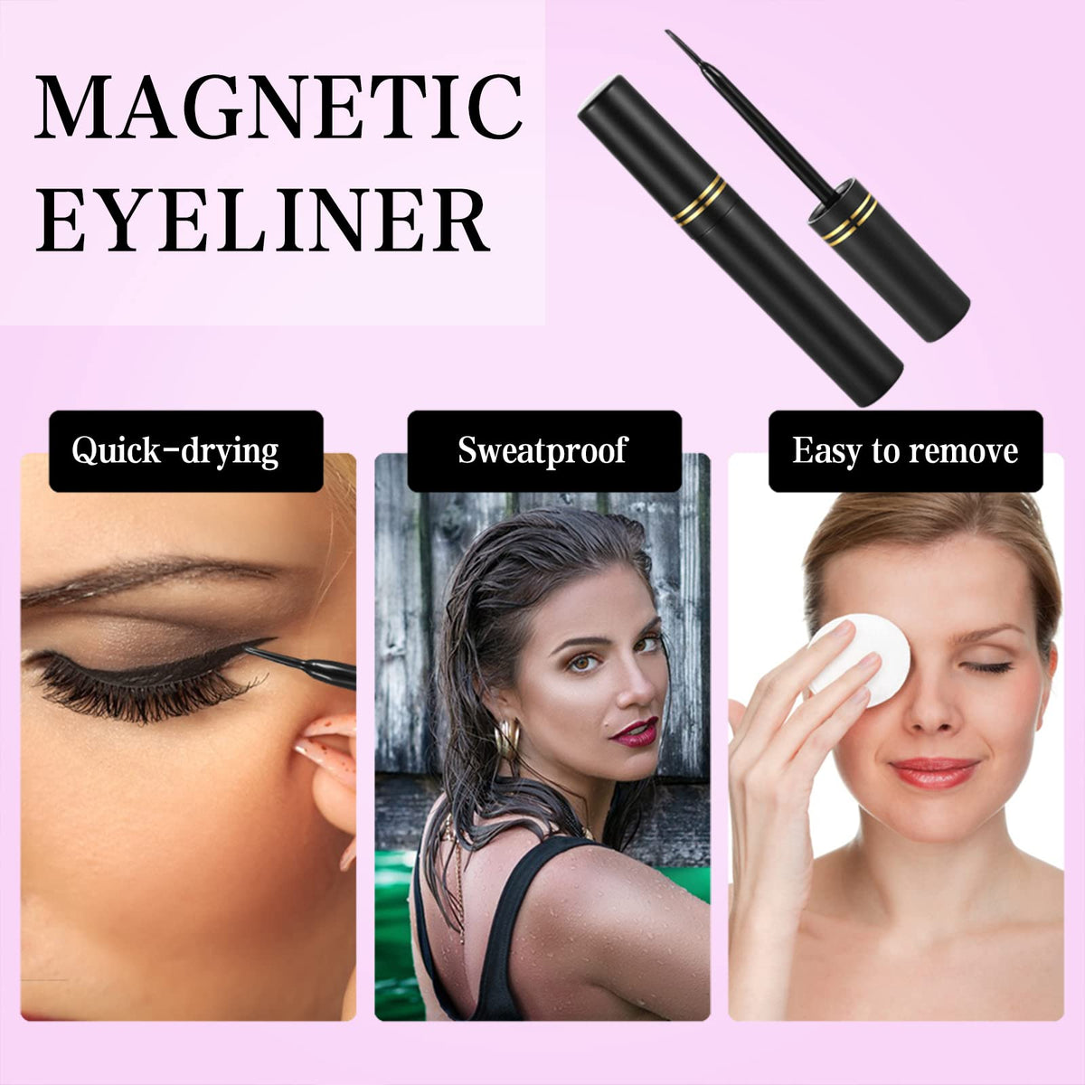 Kit de faux cils KATGE sur fond neutre