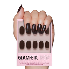 Kit de faux ongles Glamnetic Press-On Courts Ronds vue avant
