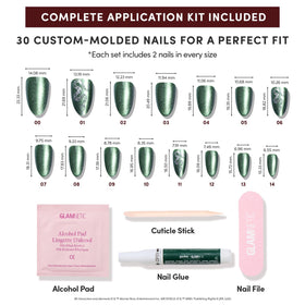 Kit de faux ongles Slytherin avec accessoires inclus