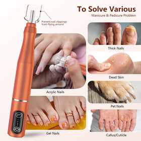 Kit de fraise à ongles TUOBEO avec affichage des accessoires