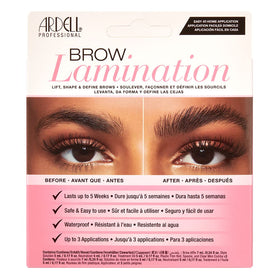 Kit de Lamination des Sourcils Ardell vue de face avec produits inclus