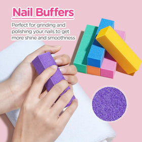 Kit de limes à ongles TsMADDTs sur fond blanc