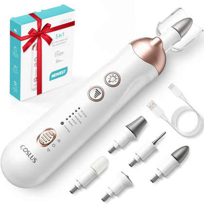 Kit de manucure COSLUS avec lime électrique et embouts en acier inoxydable