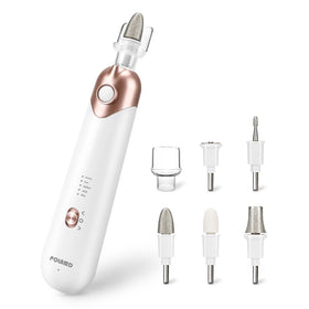 Kit de manucure et pédicure POLAMD avec embouts en acier inoxydable