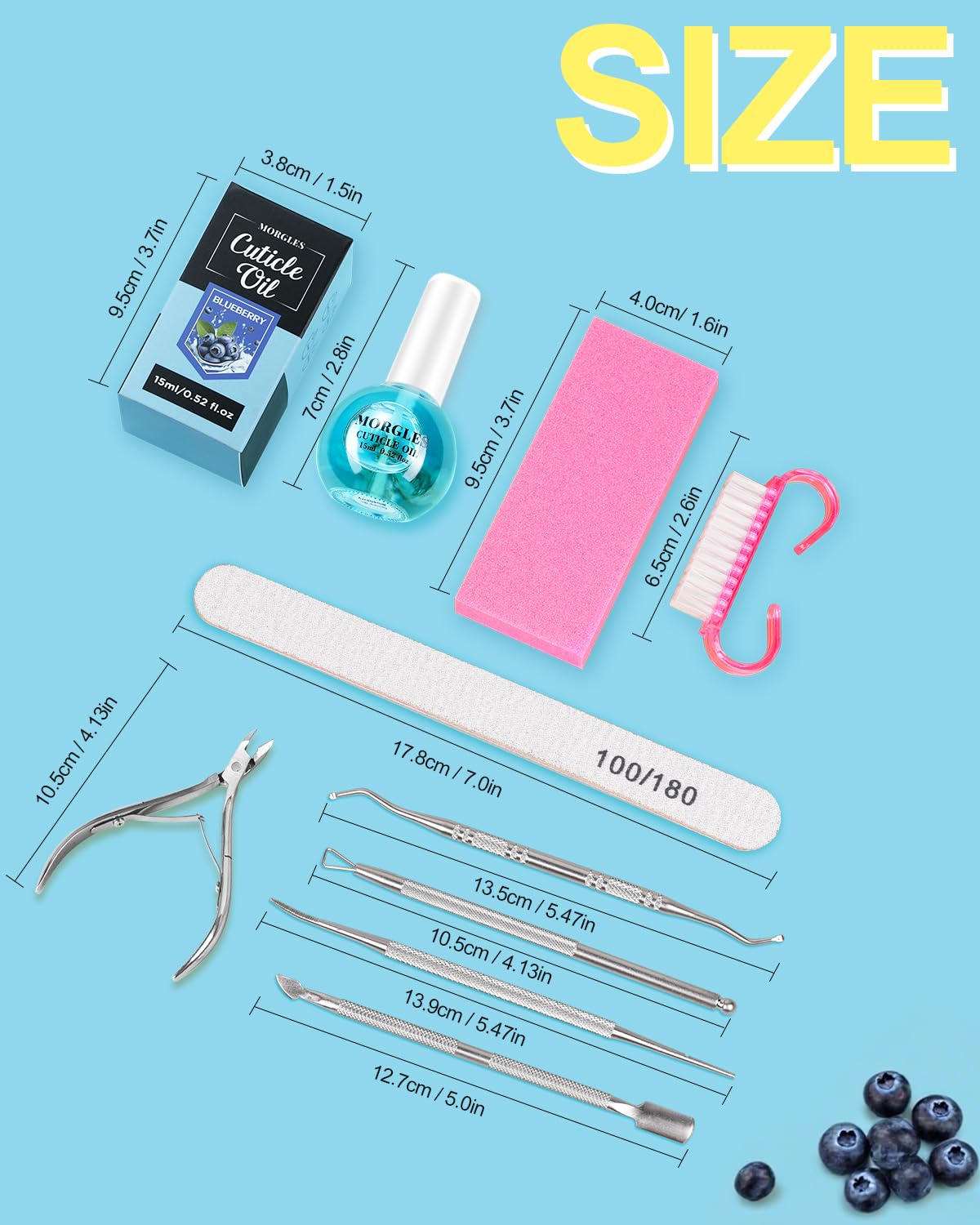 Kit de manucure MORGLES complet avec accessoires