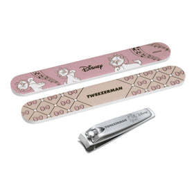 Kit de manucure Tweezerman avec coupe-ongles et limes, design Aristochats