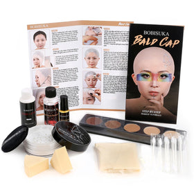 Kit de maquillage cap chauve BOBISUKA avec toutes les pièces incluses