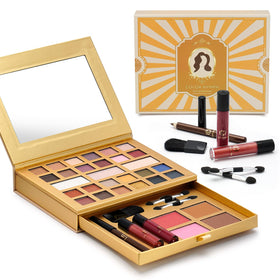 Kit de maquillage Color Nymph avec miroir et 24 couleurs d'ombres à paupières