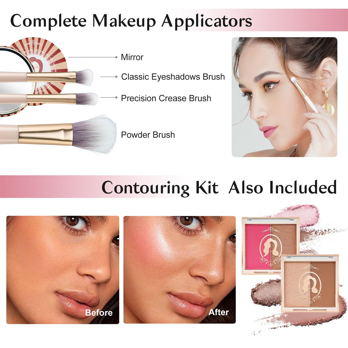 Kit de maquillage Color Nymph prêt pour une utilisation quotidienne