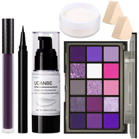 Kit de maquillage Halloween UCANBE avec palette de fards violets