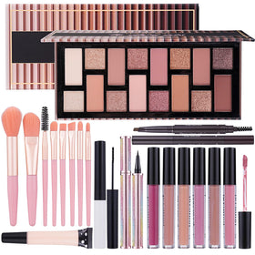 Kit de maquillage Moobirlet avec palette d'ombres à paupières et pinceaux