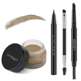 Kit de maquillage sourcils LAVONE avec pommade et crayon