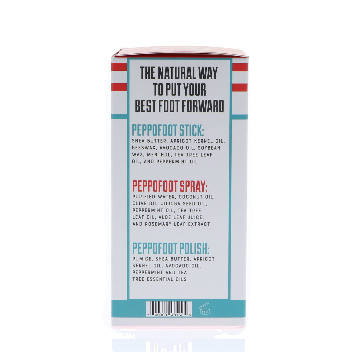 Kit de pédicure Peppofoot Rinse Bath & Body dans un sac de voyage