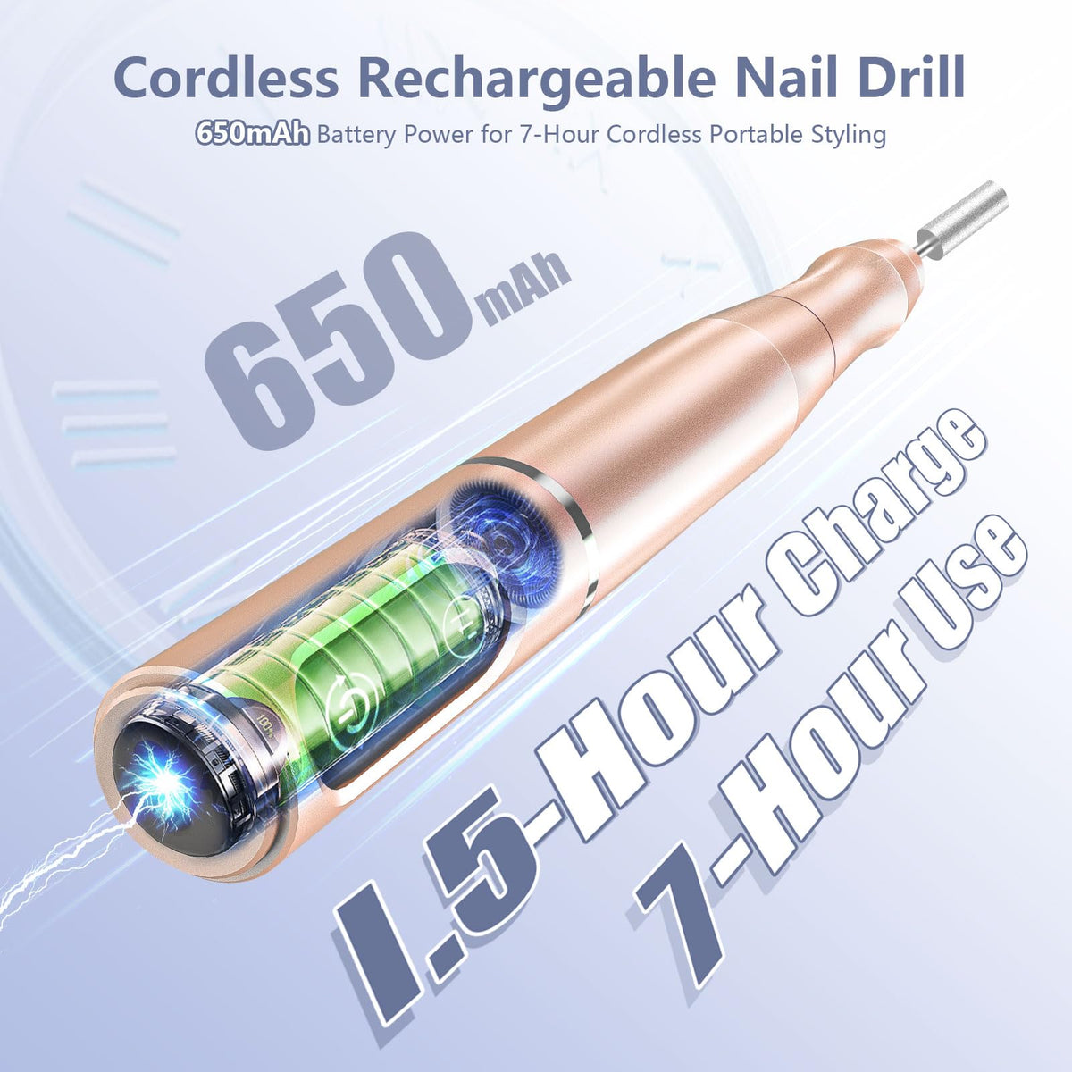 Kit de perceuse à ongles TUOBEO avec accessoires variés
