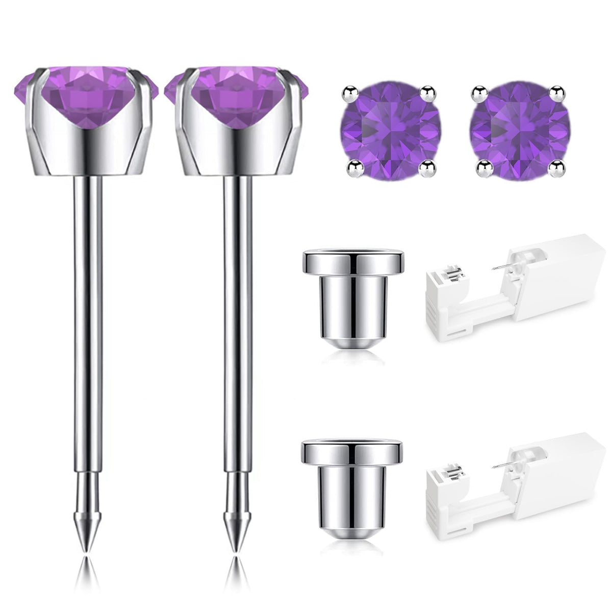 Kit de piercing d'oreilles SugarTang avec pistolet de piercing