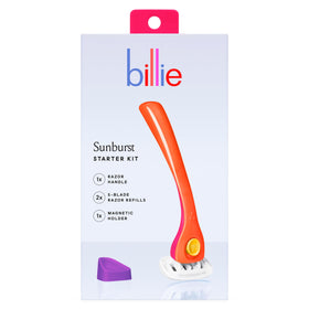 Kit de rasage Billie avec 4 lames et support magnétique, vue avant