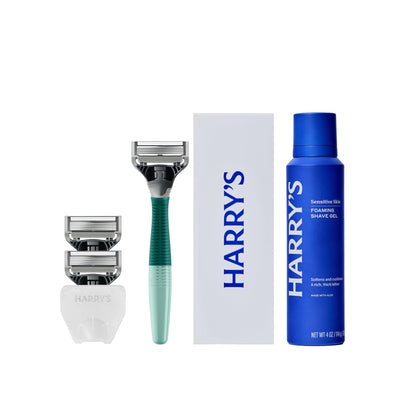 Kit de Rasage Harry's Original avec rasoir Truman, gel à raser et lames
