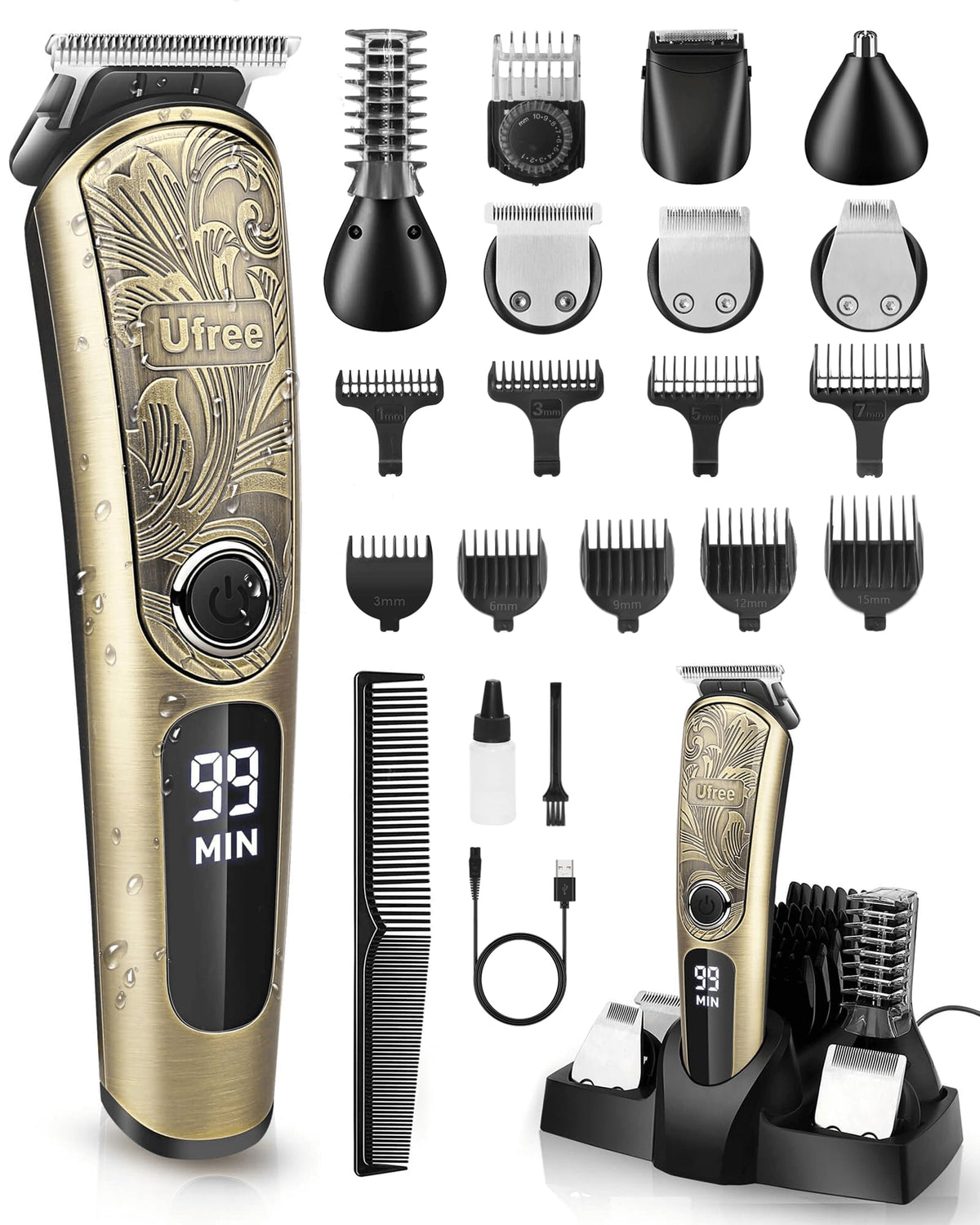 Kit de rasage Ufree avec tous les accessoires inclus