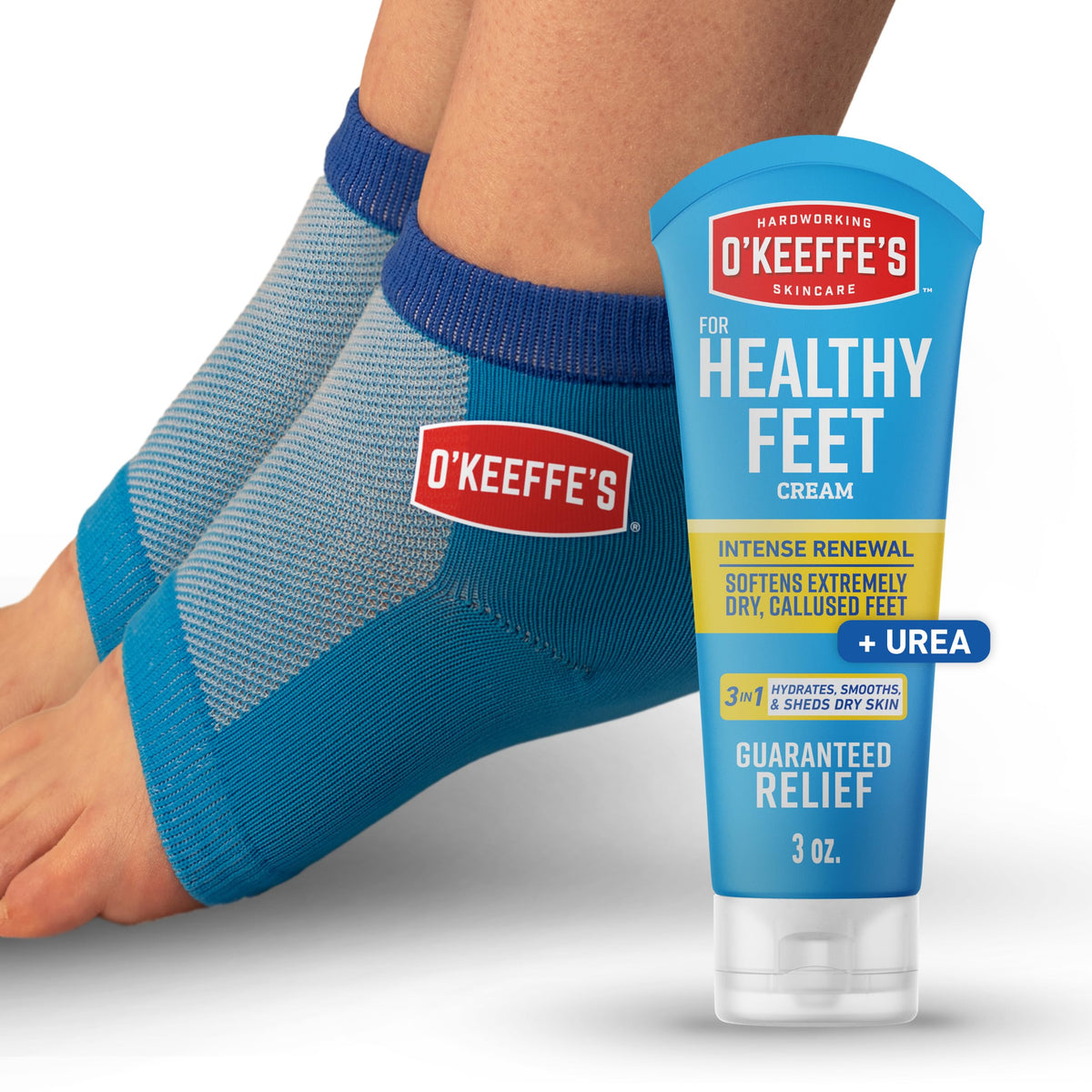 Kit de Réparation des Talons O'Keeffe's avec crème et manchons
