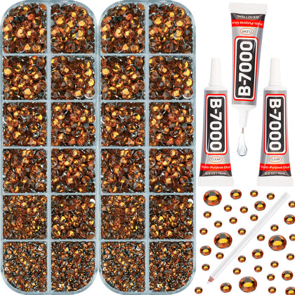 Kit de rhinestones tangerine 11000PCS avec colle et accessoires