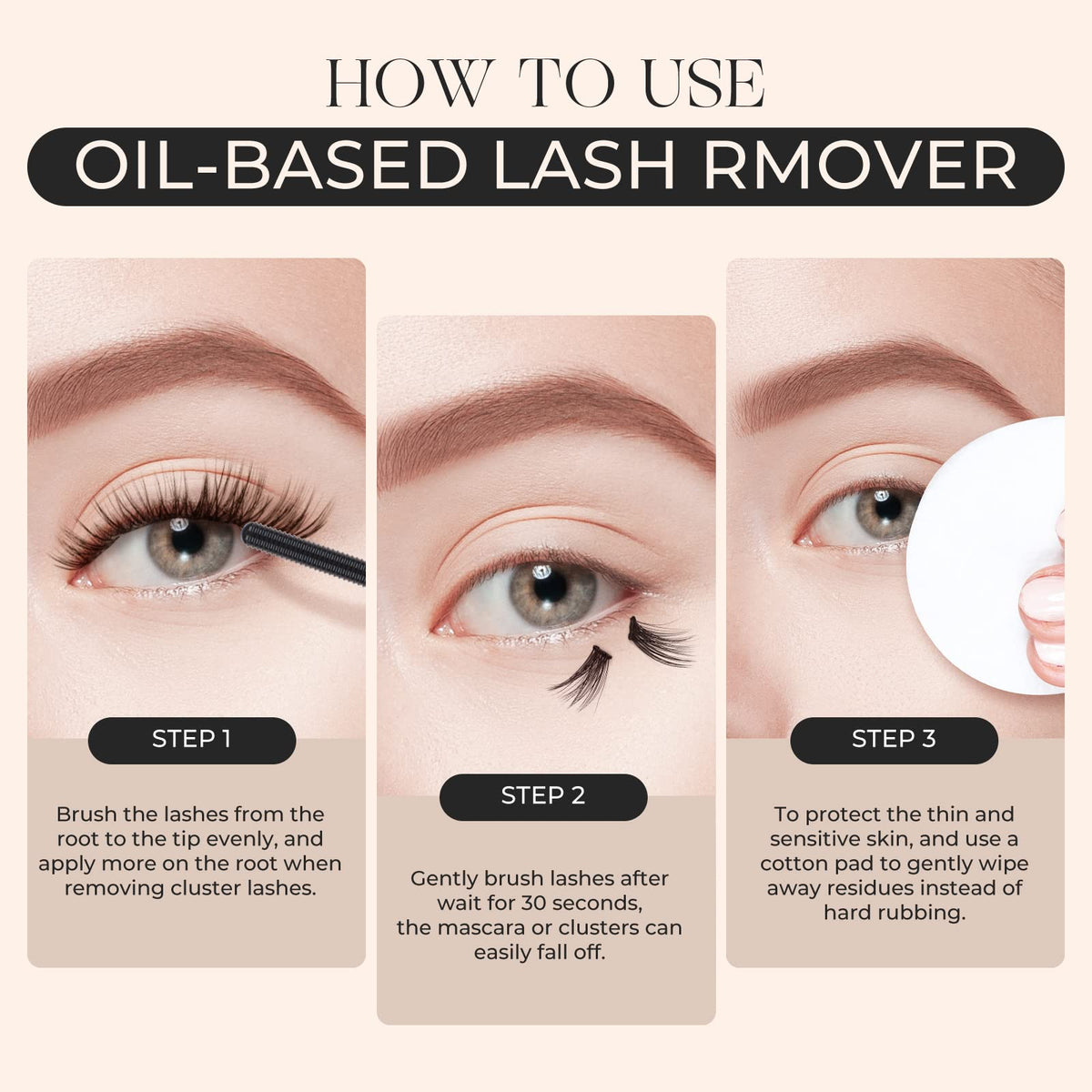 Kit de soin des cils LASHVIEW sur une table